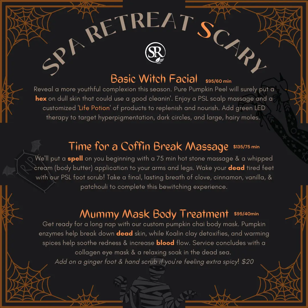 Spa Retreat Scary 22