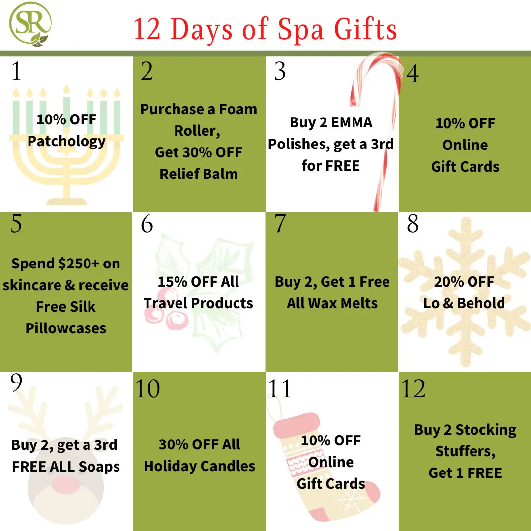 12 Days of Spa Gifts