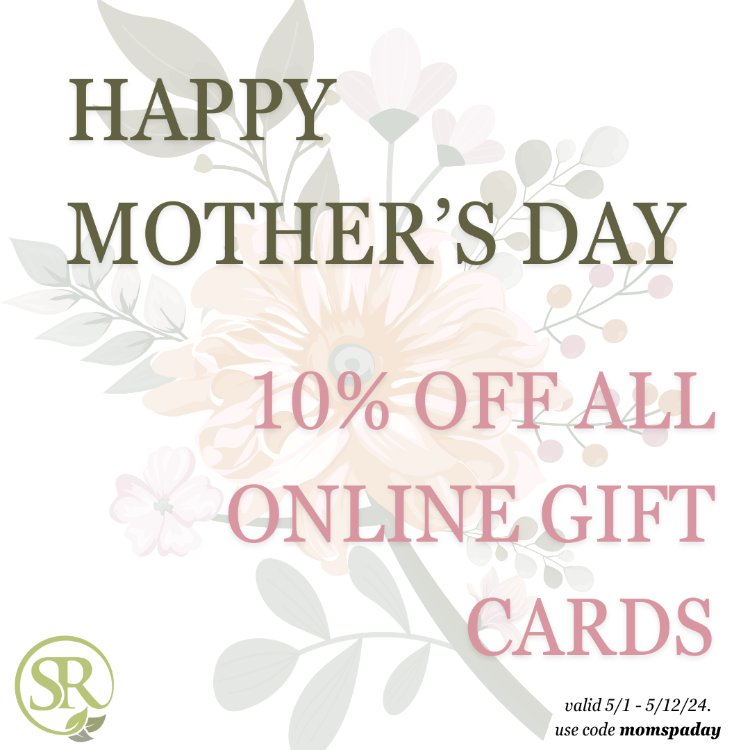 10% off all online gift cards - valid 5/1-5/12/24 ONLY. use code momspaday